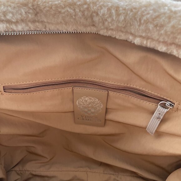 Vince Camuto Orla Faux Shearling Tote - Picture 3 of 6